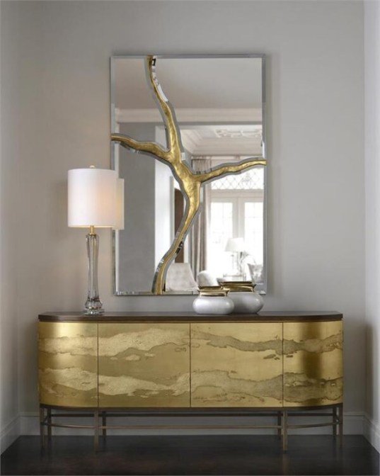 viola gold mirror accent 2